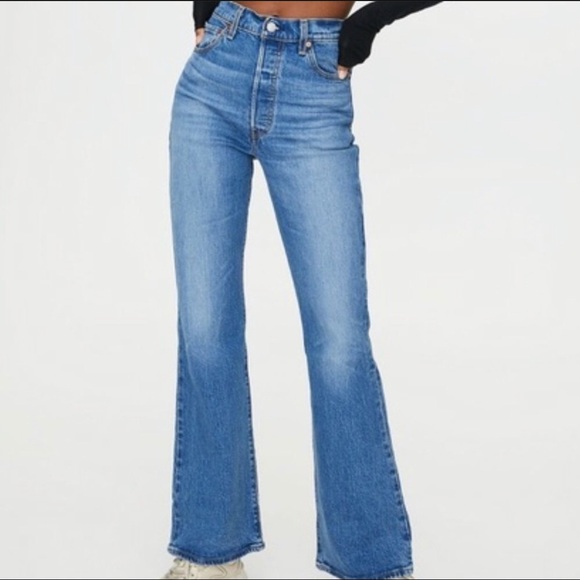 levi's super high rise jeans
